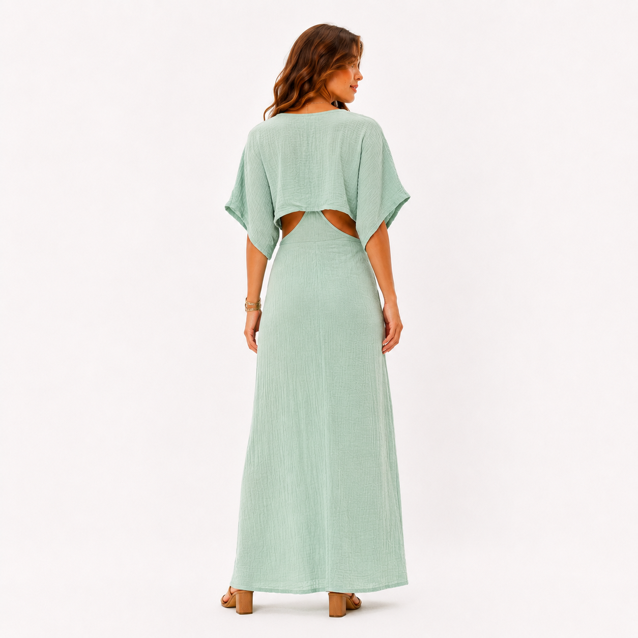 The Elegant Cut-Out Maxi Dress